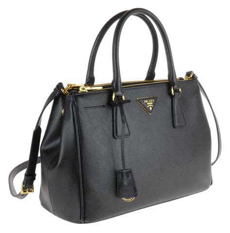 borsa in pelle nera prada|borse prada.